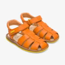 Camper Bicho Summer Sandals Dark Orange - Kids Singapore SKSKKM-179